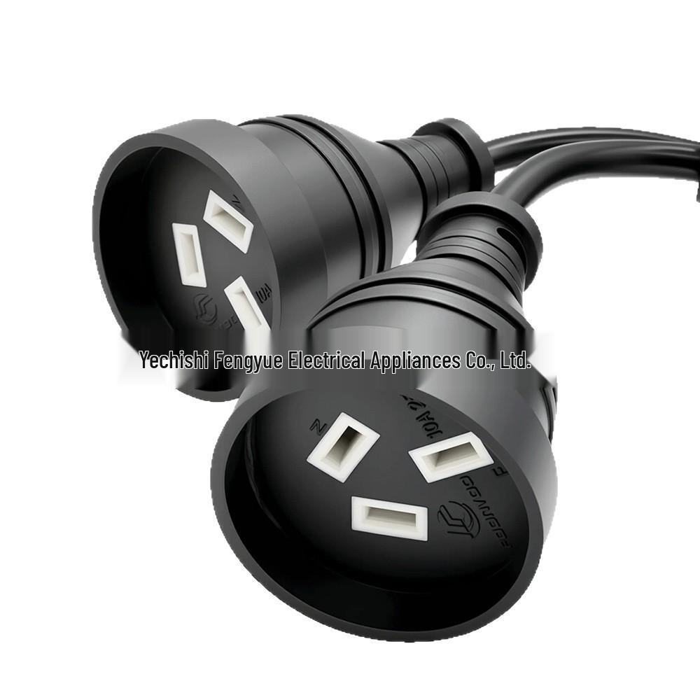 0.34m EU Plug to Dual Australian Socket Adapter