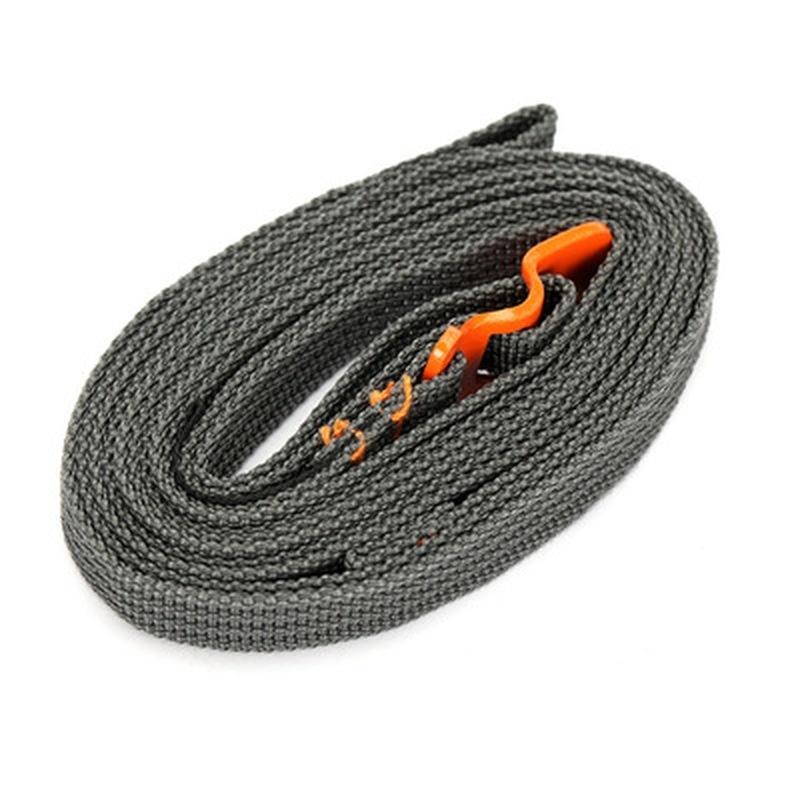 Gear Outdoor Travel Strapping Cord Tape Rope Tied Pull Luggage Stainless Hook