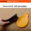 Thickened Silicone Spoon Rest: High-Temperature Resistant Cooking Utensil Holder and Seasoning Dish.
