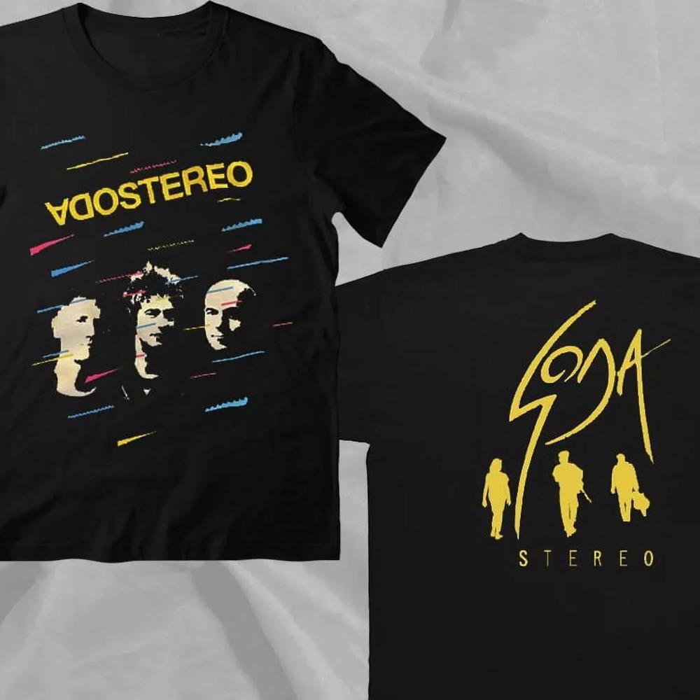 Soda Stereo 2000 Musiktour Unisex Geschenk für Fans Alle Größen S-4XL Unisex T-Shirt