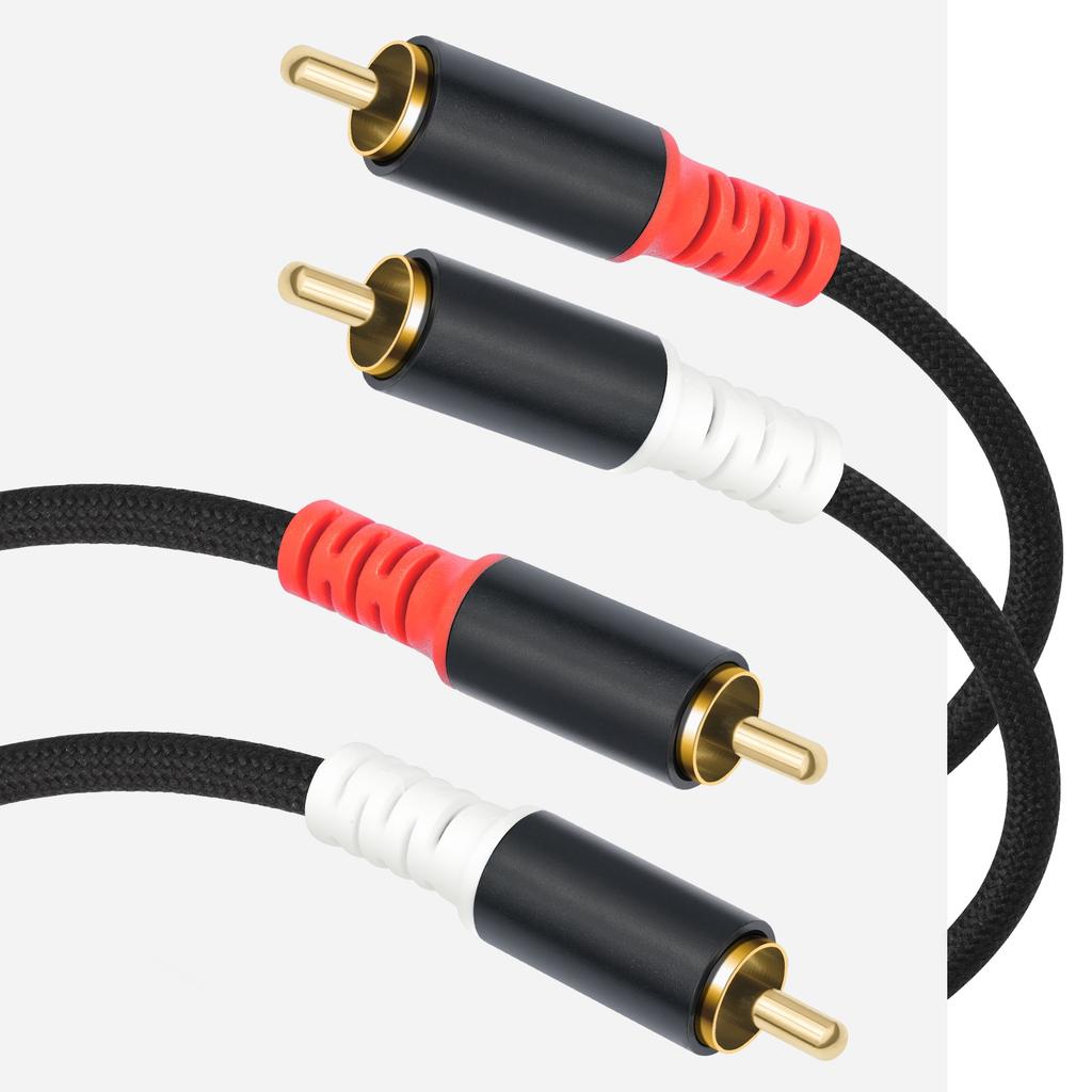 2RCA Male To 2RCA Male Stereo Sound Cables 2RCA Stereo Cable for Home Theater HDTV Amplifiers Systems Car Sound