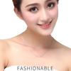 925 Silver Stacked Silver Necklace Zinc Zinc Alloy Collarbone Chain Elegant Glitter Choker Necklace  Bride