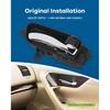 LUJUNTEC Interior Door Handles,Front Rear Door Handles Driver Left Passenger Right Side,Replacement for 2013-2017 for Nissan for Altima,4pcs Black