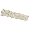 Adhesive Door Hook Hole   6 Row Design Multifunctional Wall Hanging Hook for Kitchen