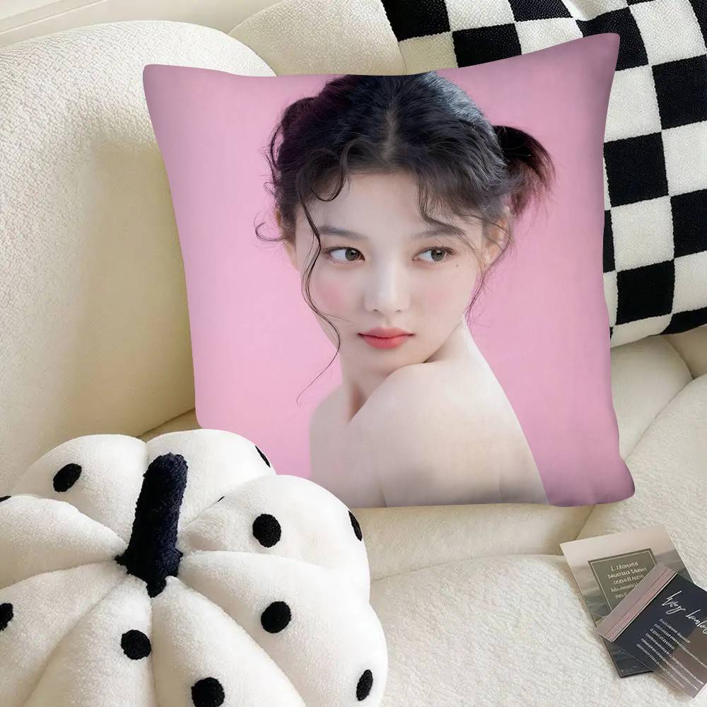 Kim You Jung Korean Actors Pillow Case Square Pillow Bedroom Sofa Leisure Comfort Cushion Car Home Decoration