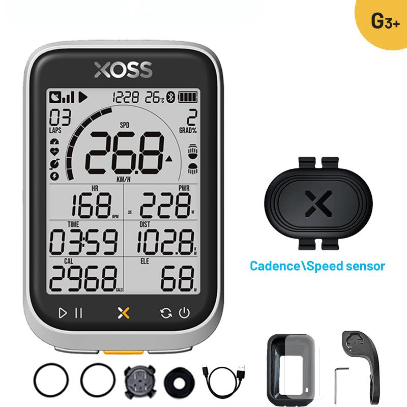 XOSS g3 g3Plus Bike Computer Wireless GPS Cycling Speedometer Roadbike MTB Waterproof ANT+ Cadence Speed Smart Bicycle Computer