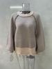 Spring Women's Long-Sleeve Jacquard Pullover Sweater Jacket