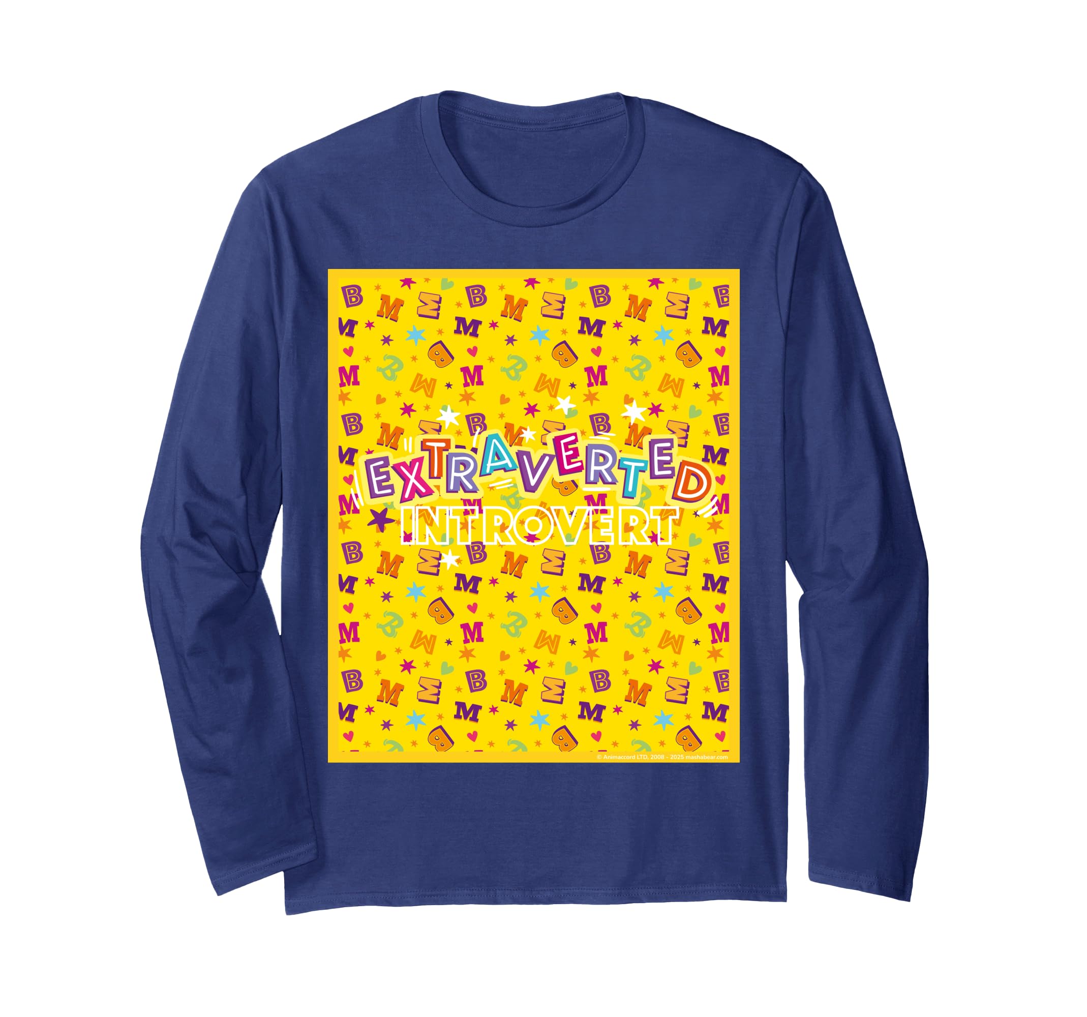 Extraverted Introvert Urban. Long-Sleeve T-Shirt