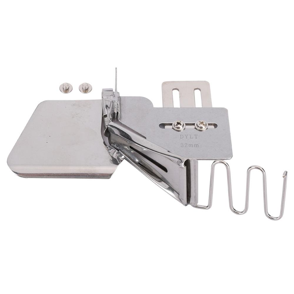 3pcs Lockstitch Machine Accessories 30mm Angle Binder 32mm 24mm Bias Folder Iron Industrial 4 Fold Bias Folder Industrial Sewing