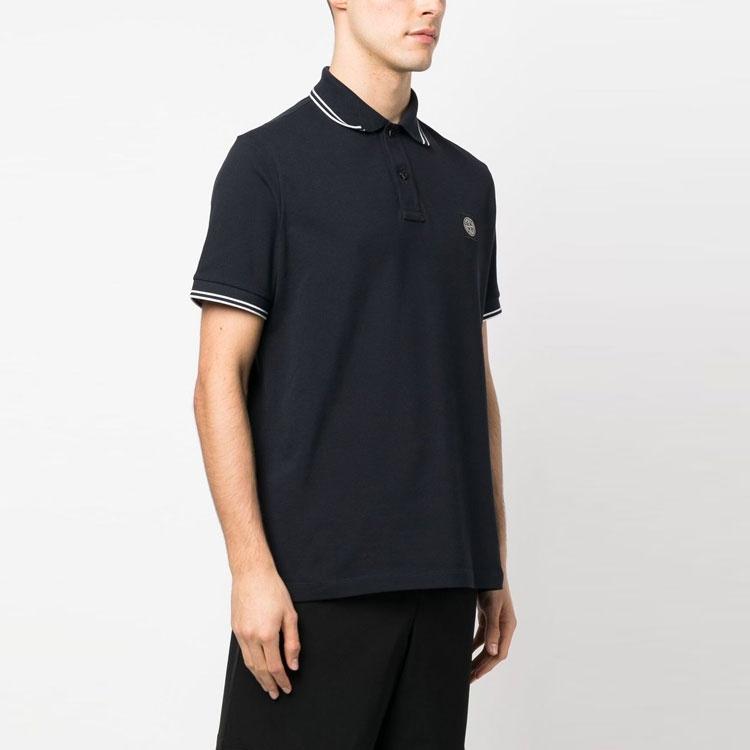 STONE ISLAND Patch Polo Shirt 'Navy' Men's 10152SC18-A0020