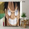 Dragon Ball Z Vegeta Super Saiyan Rüstung Szene 2D Druck Wasserdichter Duschvorhang, Retro Körniger Türkisblauer Himmel Hintergrund mit Ikonischem S