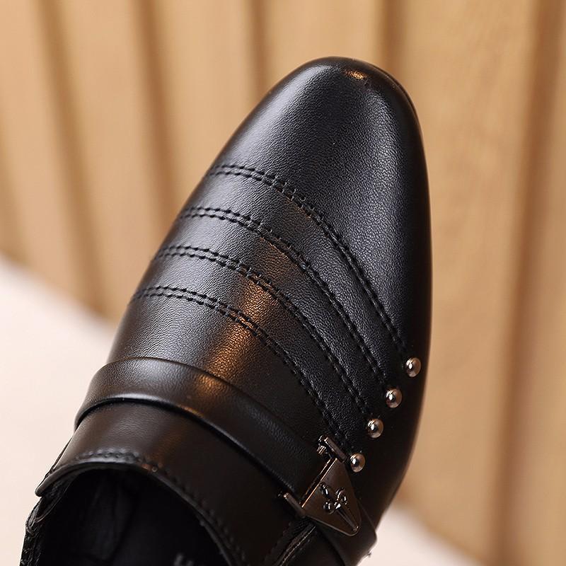 Scarpe Ragazzo Primavera Autunno Moda Casual Mocassini Bambini Versatili Bambini Formali Studenti Performance Scarpe Nere