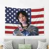 1pc Xuan Chen American Flag Tapestry,2D Flat Printed Kpop Merch Banner Breeze Flag,Breeze Flag Banner, Home Decor,Concert Gift