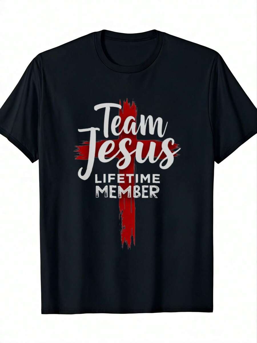 Jesus Team Christian God Faith T-Shirt For Unisex L