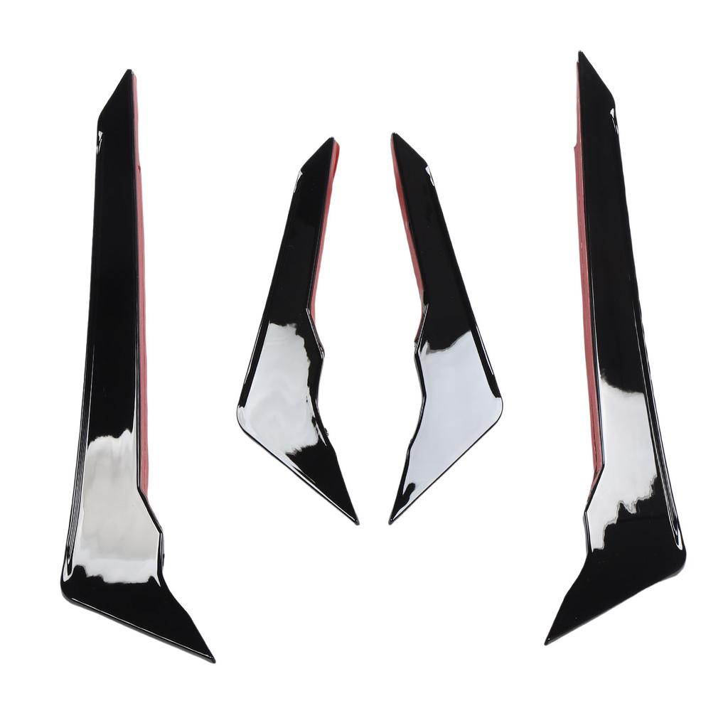 1 P  Front Bumper Side Spoiler Aerodynamic Left Right Front Bumper Side   Vent Trim Fin Decor Replacement For FY   2021-2024