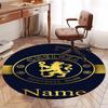 Custom Name Chelsea Football Club Printed Round Rug Carpet Chair Rug Area Rug Entryway Doormats,for Office Chair Living Room Bedroom Kitchen Room.