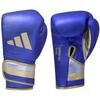 Adidas Adispeed New 501 Pro Boxing Gloves Sparring Gloves // Boxing, Kickboxing, (14oz, Blue)