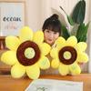 Girl Heart Soft Sunflower Throw Pillow Plush Toy Sunflower Sunflower Doll Home Pillow Cushion Doll
