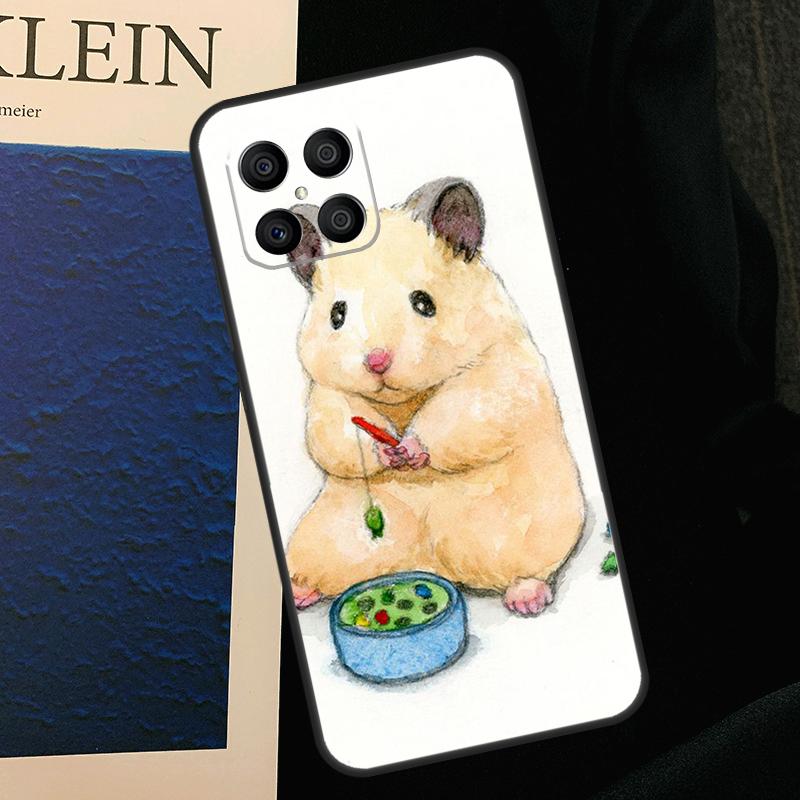 Hamster Art Case For Honor 200 Pro X9b X9a X8b X8a X8 X9 X9c 50 70 90 Lite Honor Magic 7 5 6 Pro Cover