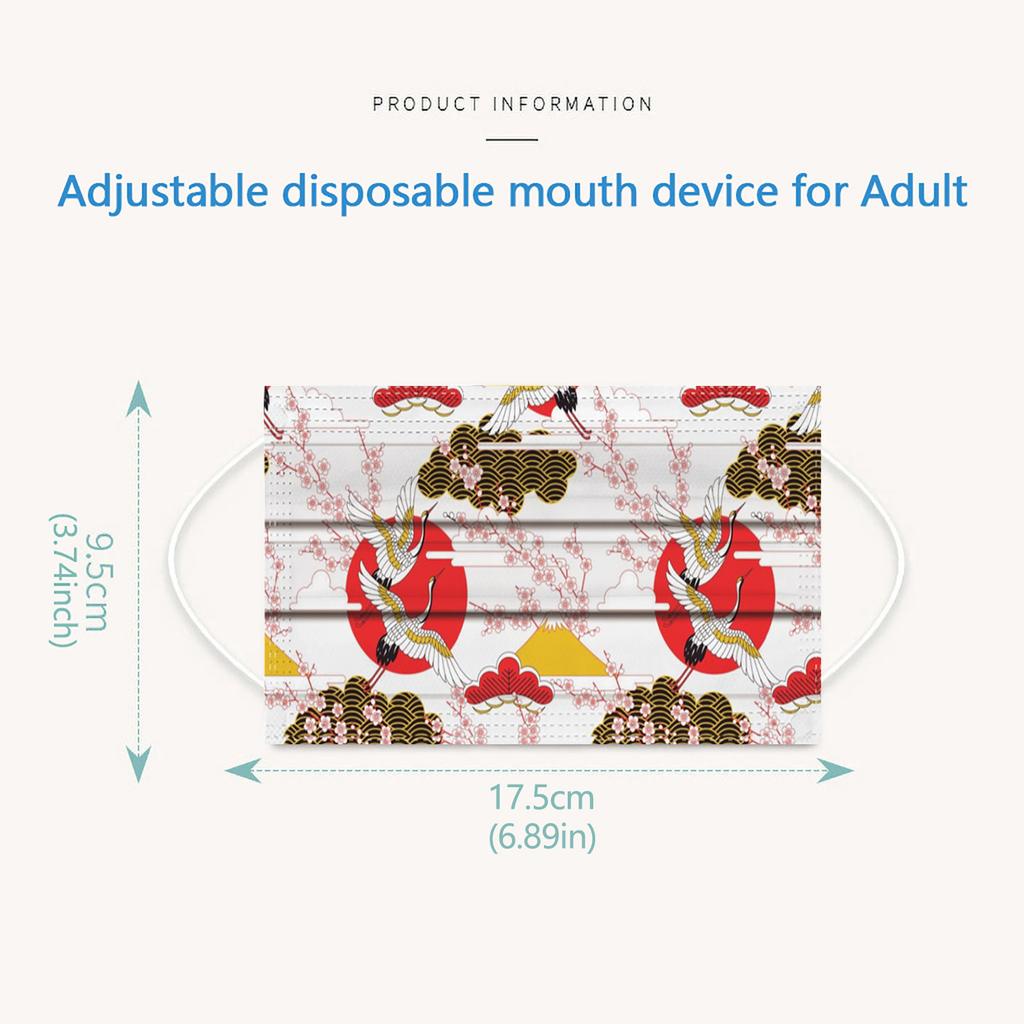 Adult Mask Disposable Face Mask Industrial 3Ply Ear Loop 10/20/30/40/50/100PCS