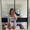 Sexy Off Shoulder Strapless One Piece Swimsuit For Women