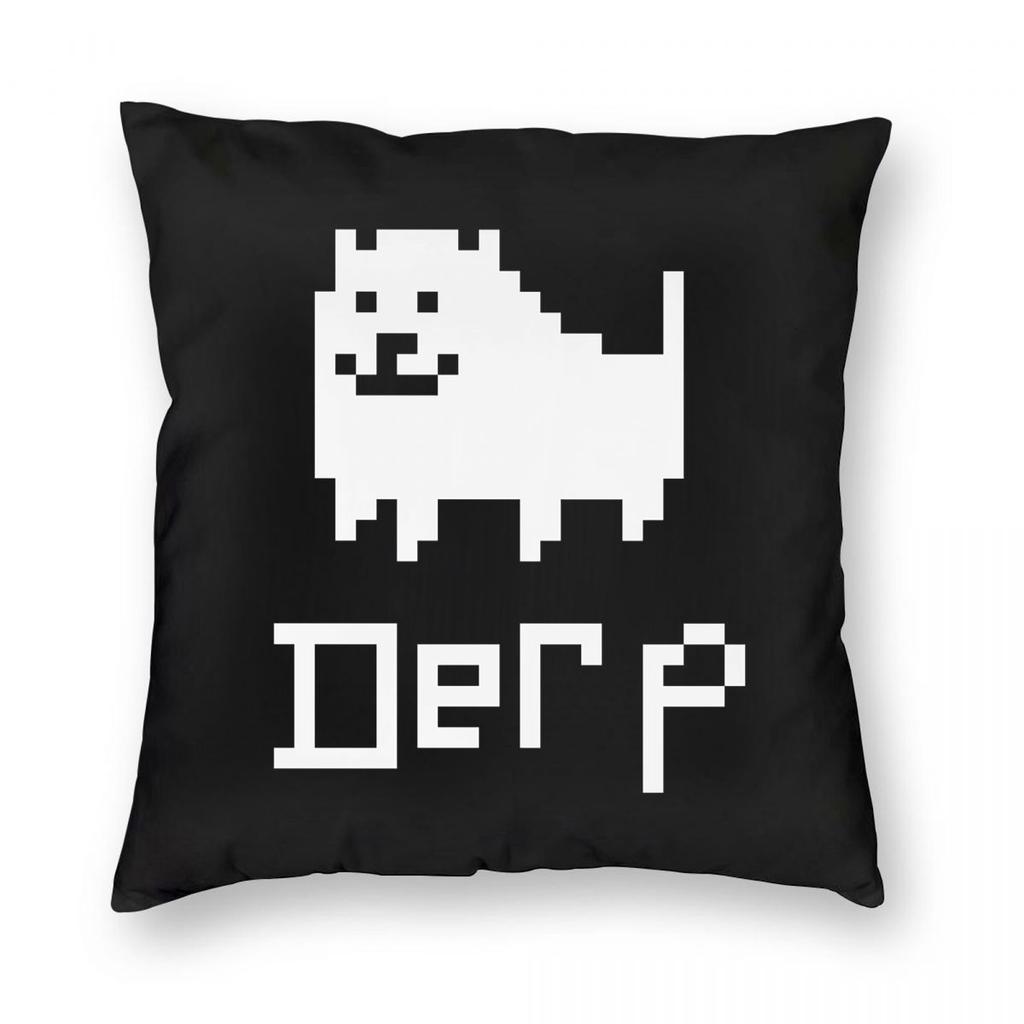 Undertale Annoying Dog Video Game Cute  Square Pillowcase Pillow Cover Cushion Throw Pillow for Home Bedroom Car