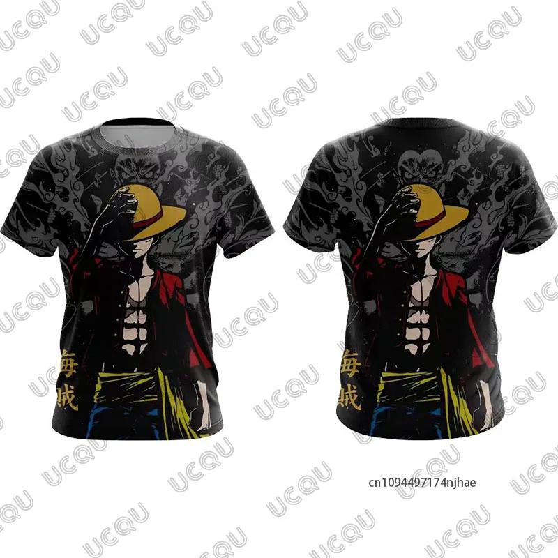

Hot Sale One Piece Anime Luffy 3D Print Men s T-shirt Summer Short Sleeve Quick-dry Cosplay Tees Casual Sports KidsAdult Tops 6XL