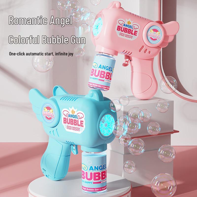 Kids' Electric Handheld Bubble Machine - Multi-Hole Automatic Blower Toy for Boys & Girls Outdoor Fun