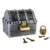 Gold Pirate Treasure Chests Candy Box Kids Children Gift Vintage Halloween Party Decor Jewelry Storage Organizer Box Case Holder