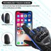Cycling Gloves Can Touch Screen Waterproof and Warm Electric Vehicle Long Windproof Gloves