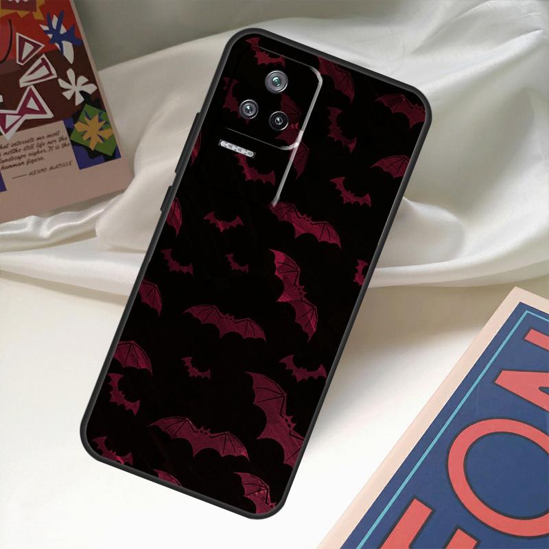 Halloween Vampire Bats Funda For POCO M6 Pro X3 X4 X5 X6 M5s F3 F5 Xiaomi 13T Pro 12T 11T 12 13 Lite 14 Ultra Case