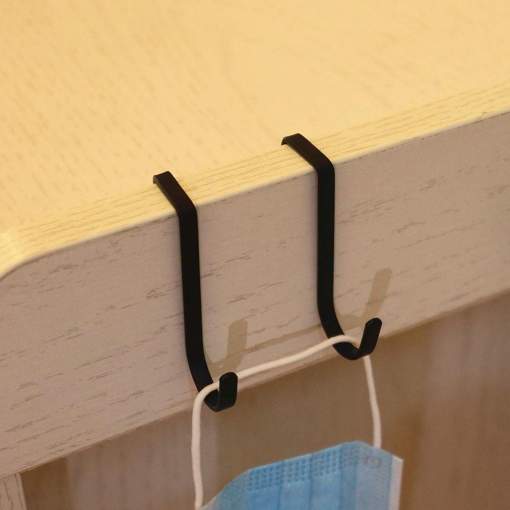 1/5 Pcs Double S Shaped Cabinet Hook Furniture Hardware  Drawer Cabinet, Closet, Fence