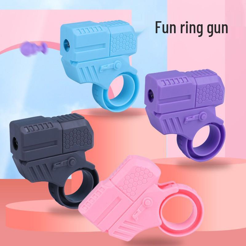 

Black Tech Rotating Launcher: Decompression Finger Ring Toy for Kids Guangdong