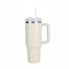 Thermal Mug with Straw 1200ml Thermal Mug with Straw Cream