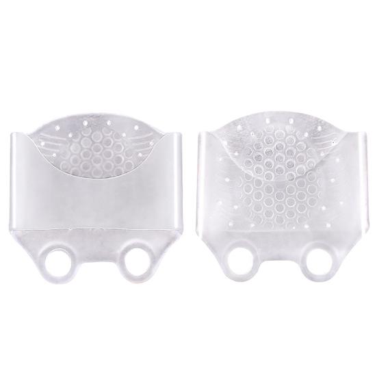 Forefoot Care Sleeve Decompression Nonslip Transparent Silicone Fore Foot Cushion for Dancer