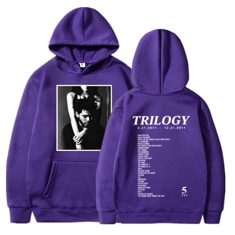 Europäische Größe The Weeknd Trilogy Musikalbum Hoodie
