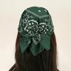 Fashion Bohemian Print Bandana Hair Bands for Women Turban Headband Square Scarf Handkerchief Hair Accessories Bonnet Hijab
