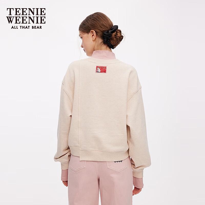 Teenie Weenie Women's Cartoon Bear Crew Neck Sweatshirt