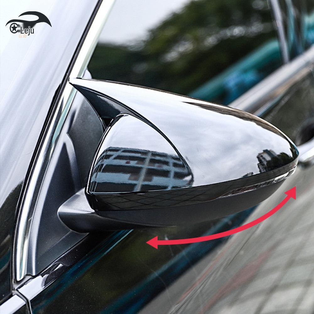 2017-2021 Buick Regal Horn Rearview Mirror Shell Bright Black Cover Bright Black