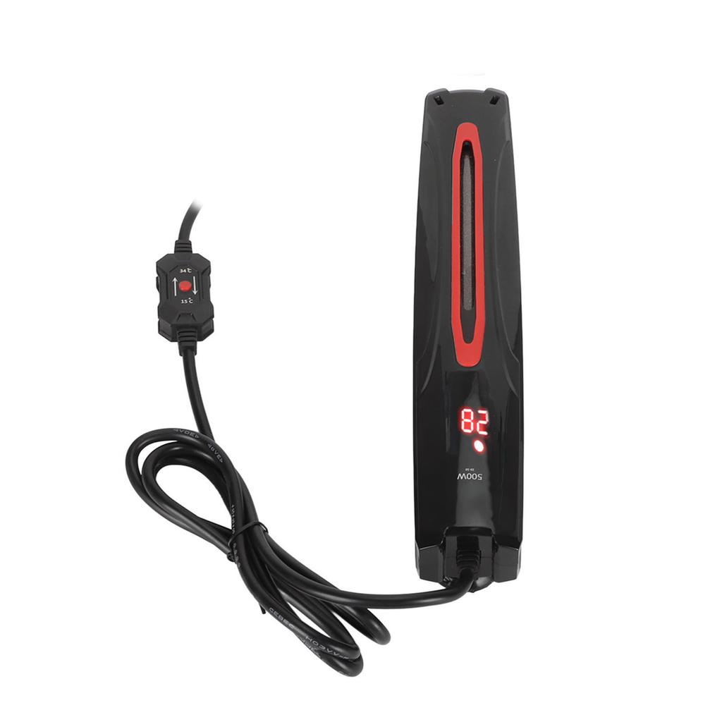 Încălzitor automat pentru acvariu de 500 W, cu afișaj digital LED, frecvență variabilă, impermeabil IPX6, pentru pești