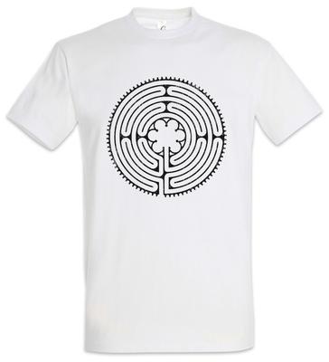 Flower Maze T-Shirt Labyrinth Mystic Hypnosis Hypnotize Spiral Symbol Circle