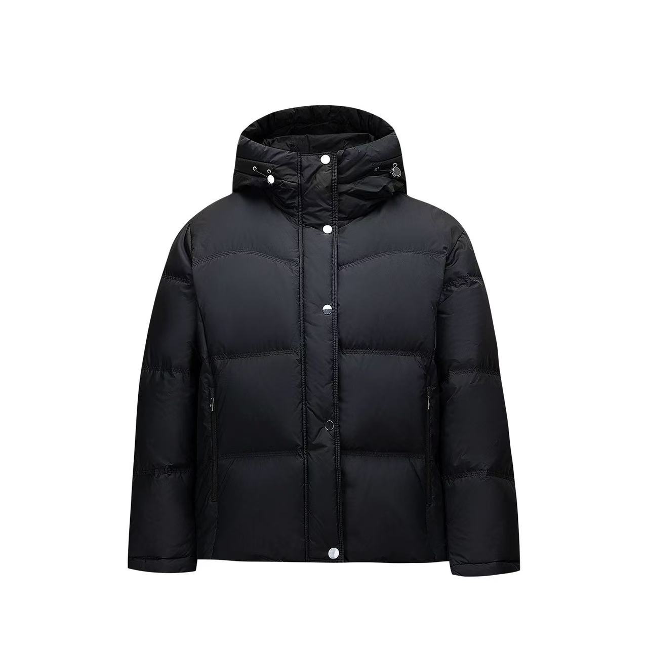 

Anta Зимняя теплая куртка с капюшоном на утином пуху Женская верхняя одежда Базовый черный 162547935-2 XL