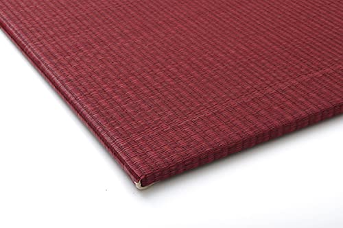 IKEHIKO Unit Tatami Mat, Prado, Single Unit, Red, 70 X 70 X 1.7 Cm, 8314409