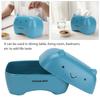 Tissue Box Cute Cartoon Multifunction Napkin Pumping Box Toilet Paper Holder Storage(Blue )