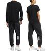 Adidas Striped Letter Print Casual Pants Unisex Bottoms Black IA9422