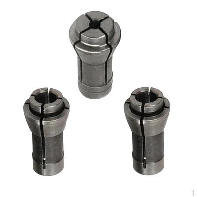 3Pcs Air Die Collet Chuck Grinding Machine Polishing