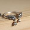 925 Sterling Silver Rings for Women Men Couple Minimalist Handmade Simple Wheat Ring Party Jewelry Gift Prevent Allergy