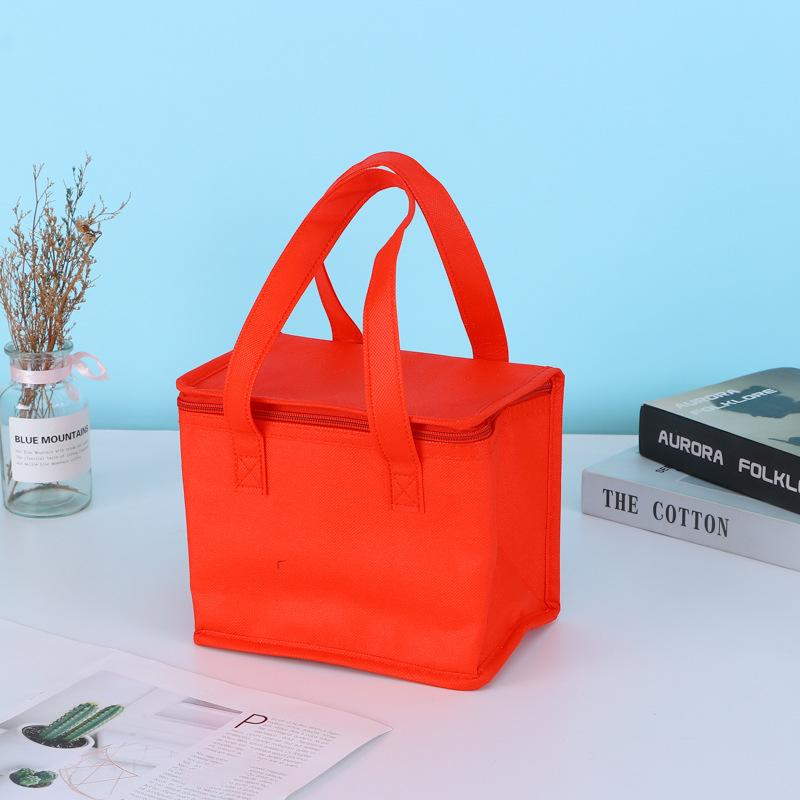 Large Capacity Insulated Picnic Bag - Portable, Thickened, Non-woven, Refrigerated Thermal Tote