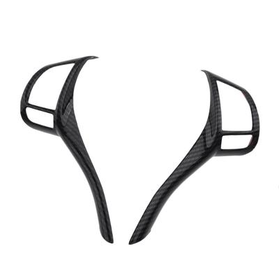 For Nissan Qashqai J11 X-Trail Teana Altima 2013-2018 Carbon Fiber Steering Wheel Switch Button Cap Cover Strip