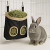 Hanging Rabbit Feed Bag Eco-Friendly Herbivore Bags Food Storage Bag Hay Pouch  for Pet Cage